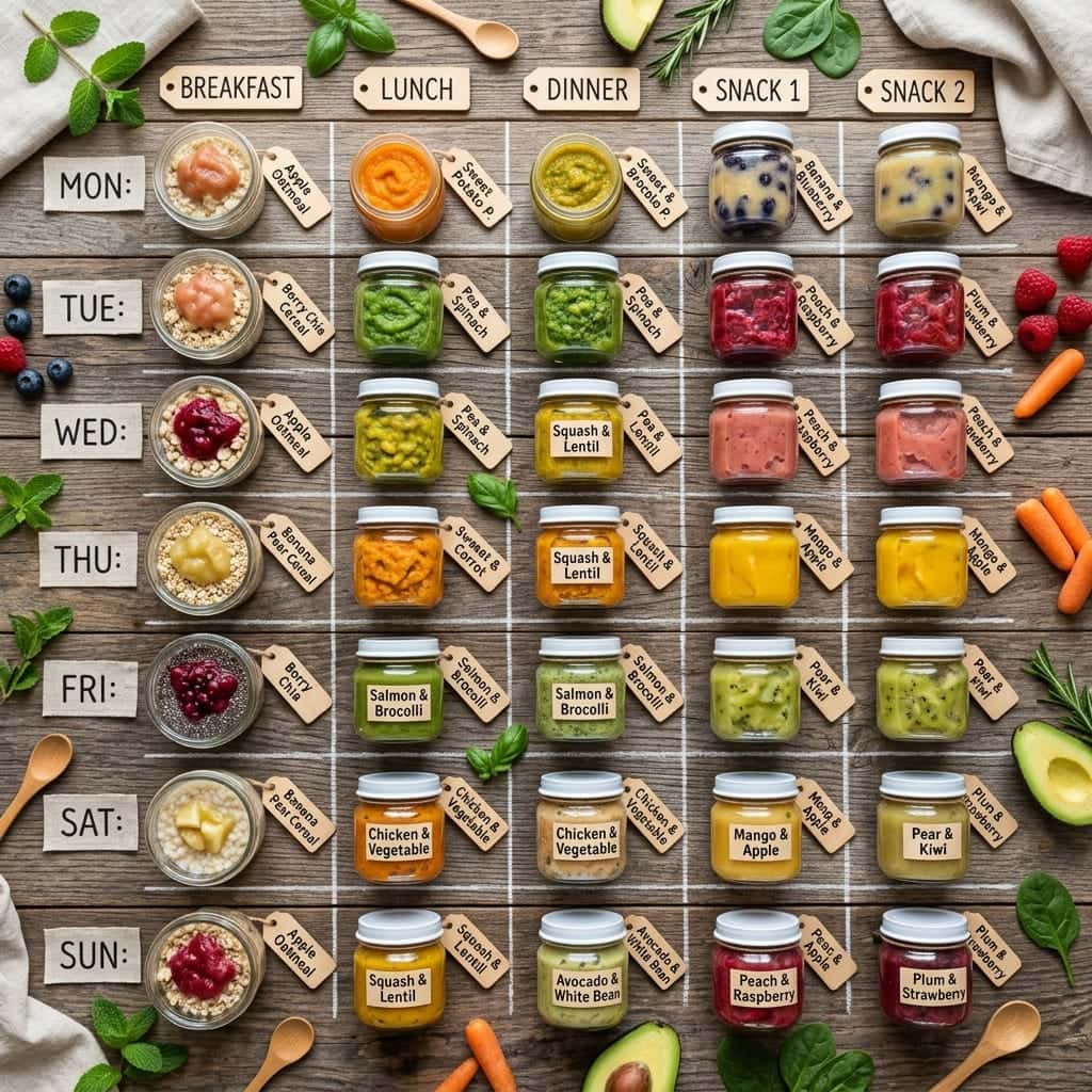 Building Daily Bioavailable Meal Plans for Growing Infants